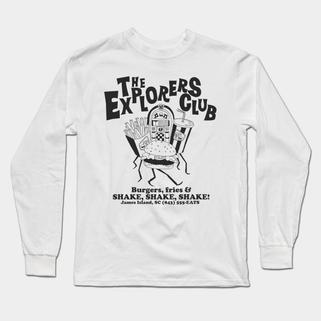 The Explorers Club Diner Long Sleeve T-Shirt by Goldstar Records & Tapes